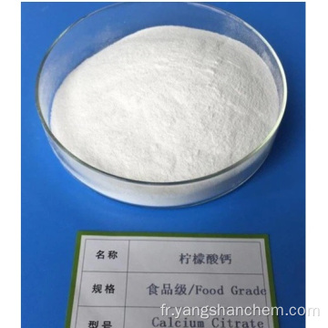 Poudre de tétrahydrate de citrate de calcium